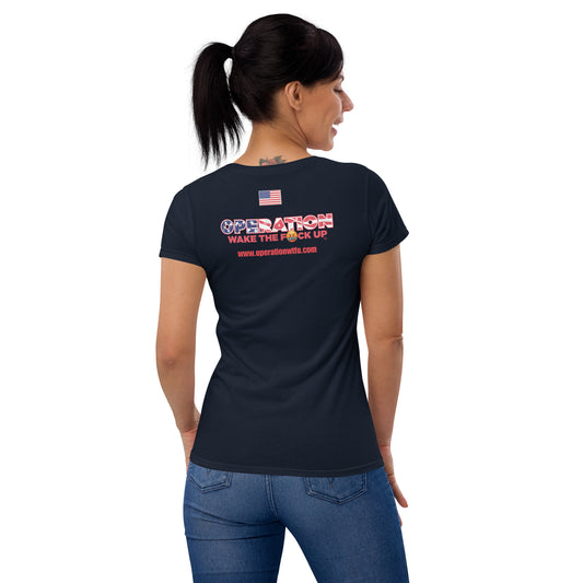 Women's Logo T-Shirt (Navy/Red)
