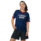 Operation WTFU Signature Jersey - Navy with Red Collar and Text Back