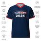 Operation WTFU Signature Jersey - Navy with Red Collar and Logo Back