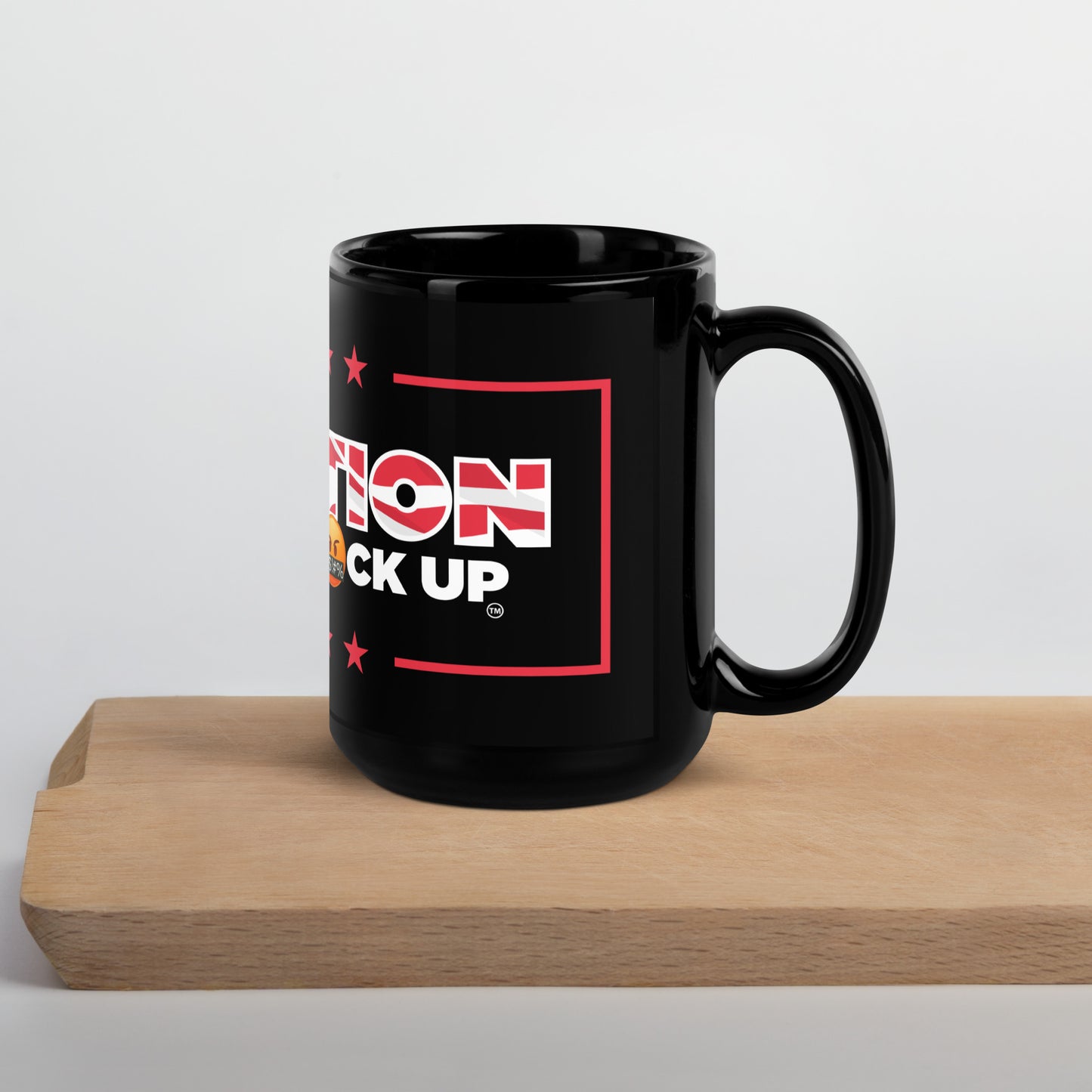 Black Glossy Mug