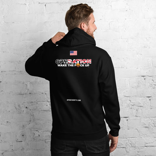 Operation WTFU Logo Hoodie (Black/White)