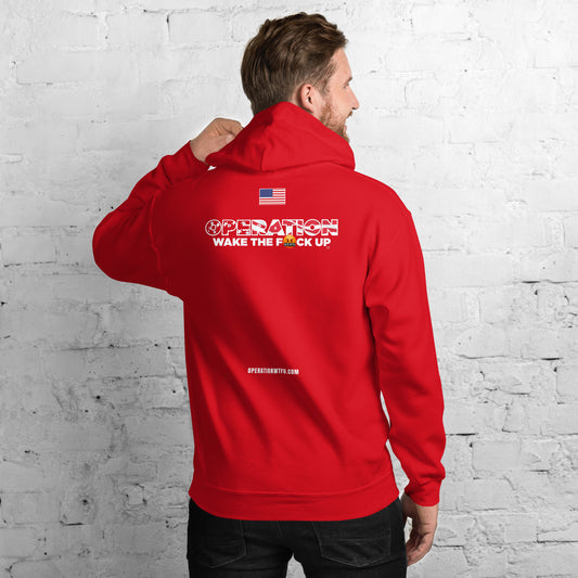 Operation WTFU Logo Hoodie (Red/White)