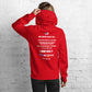 Operation WTFU Hoodie with C'Mon Man!!! Back (Red/White)