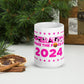 White glossy mug