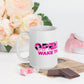 White glossy mug
