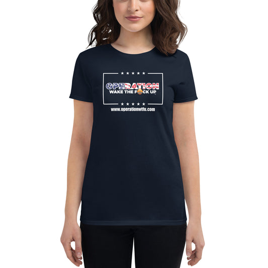 Women's Logo T-Shirt (Navy/White)